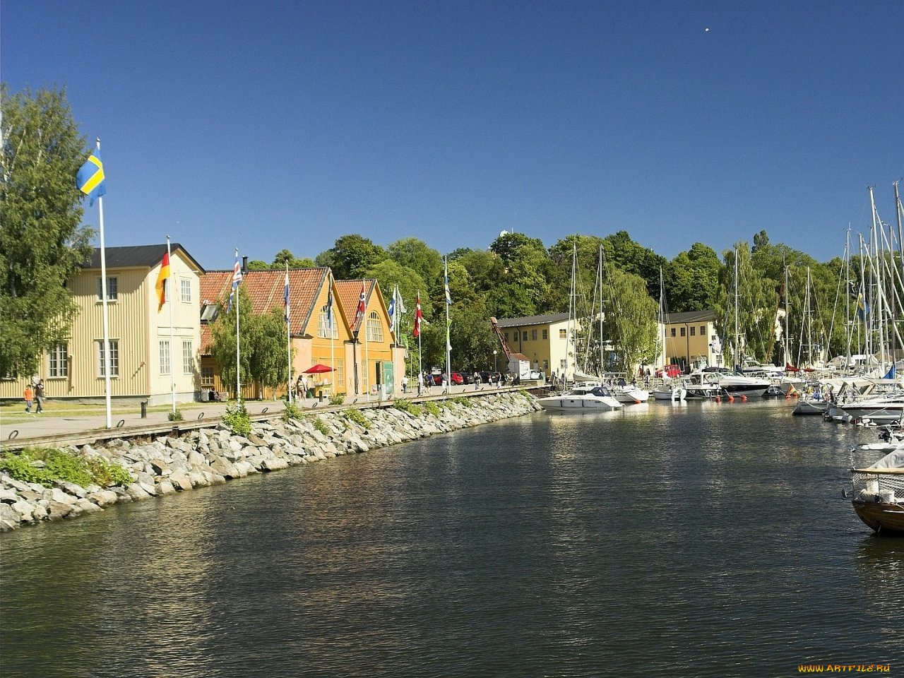 корабли, порты, причалы