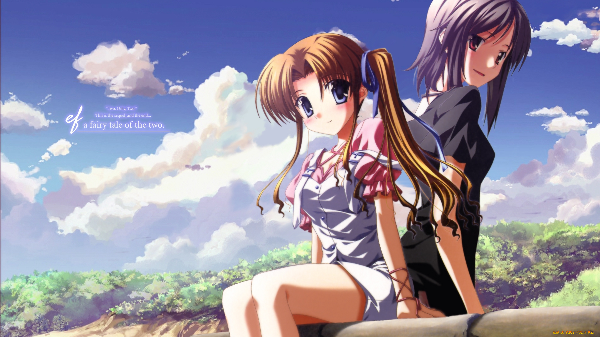 аниме, ef, tale, of, memories