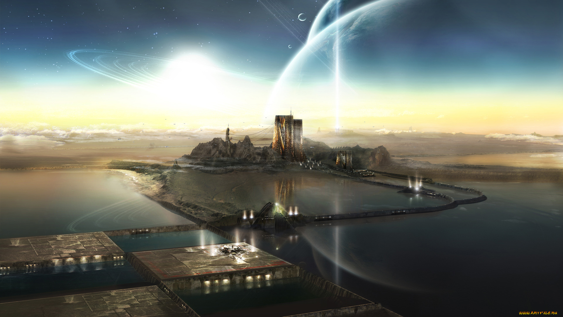 artificial, christian, `tigaer`, hecker, 3д, графика, architecture, архитектура