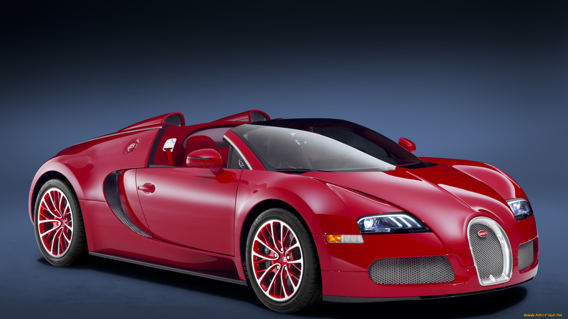 bugatti, veyron, grand, sport, roadster, автомобили