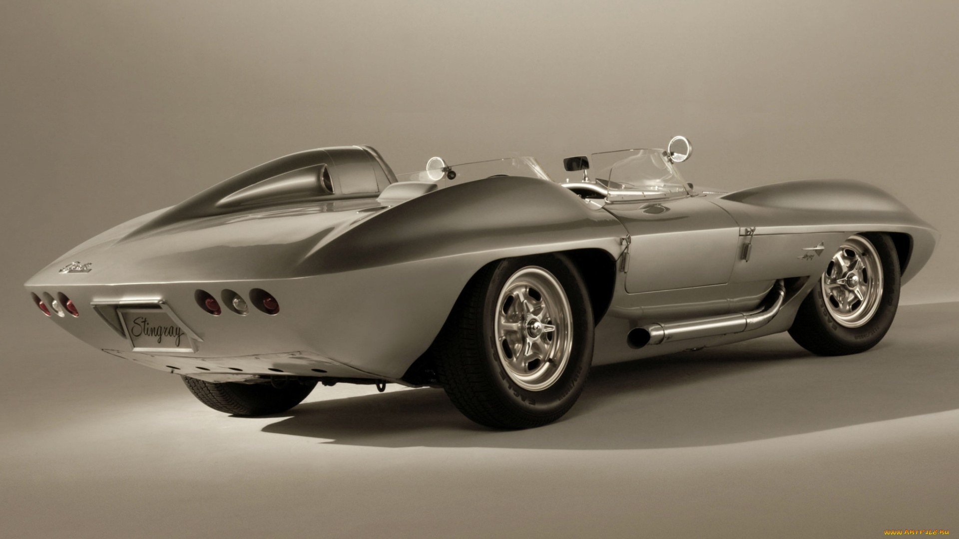 corvette, stingray, racer, concept, car, автомобили