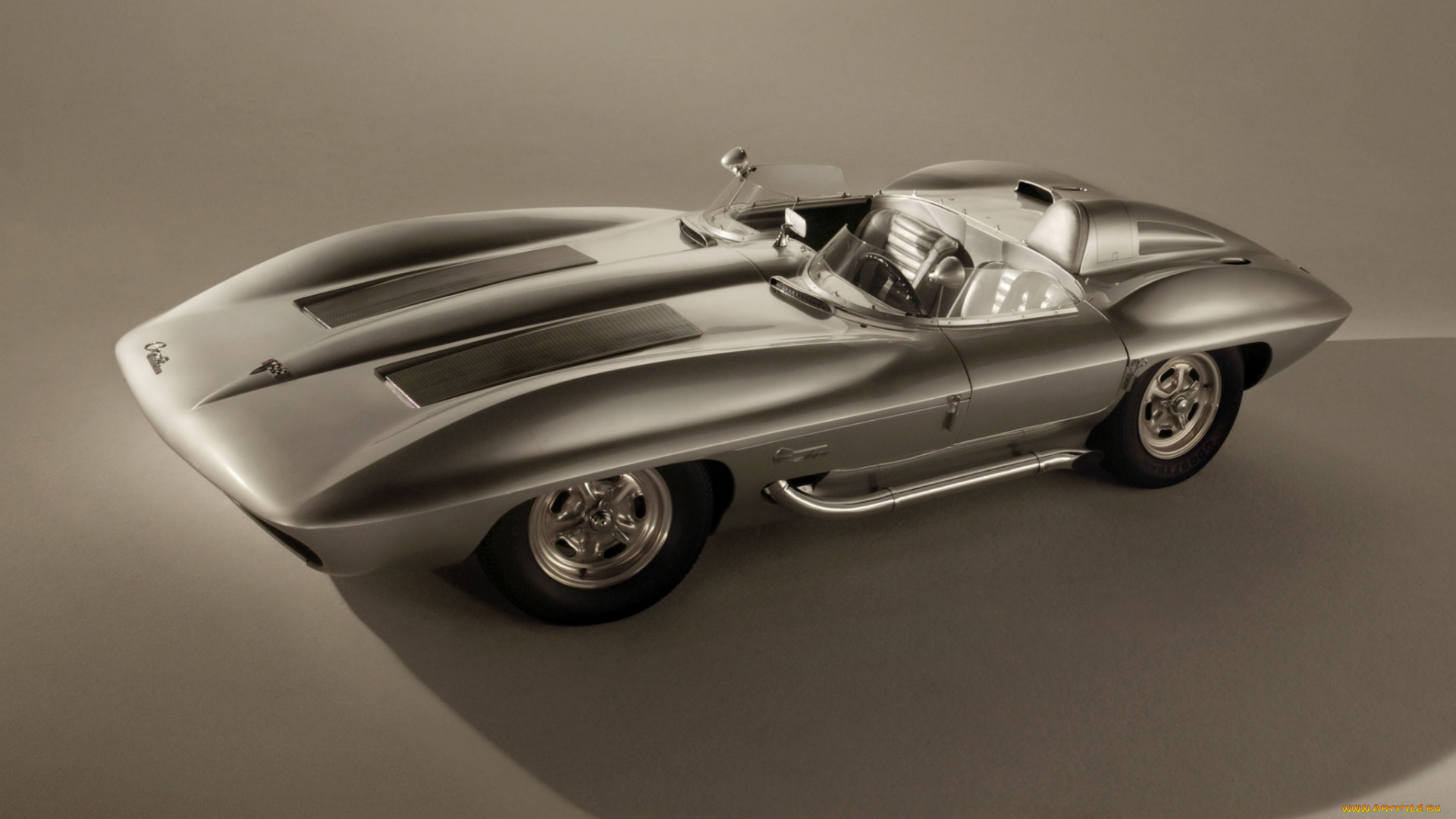 corvette, stingray, racer, concept, car, автомобили