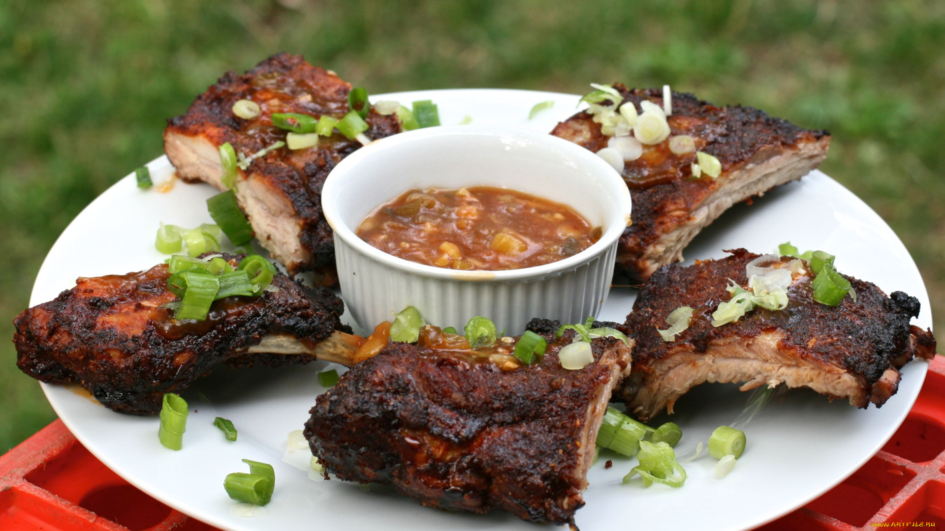 еда, мясные, блюда, рёбрышки, соус