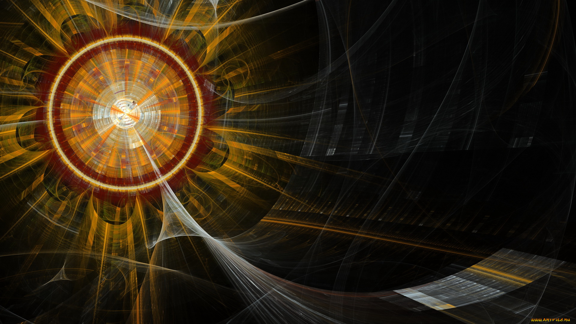 3д, графика, fractal, фракталы, цвета, фон, узор