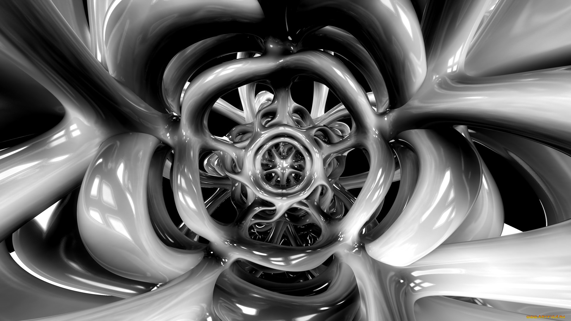 3д, графика, fractal, фракталы, цвета, фон, узор