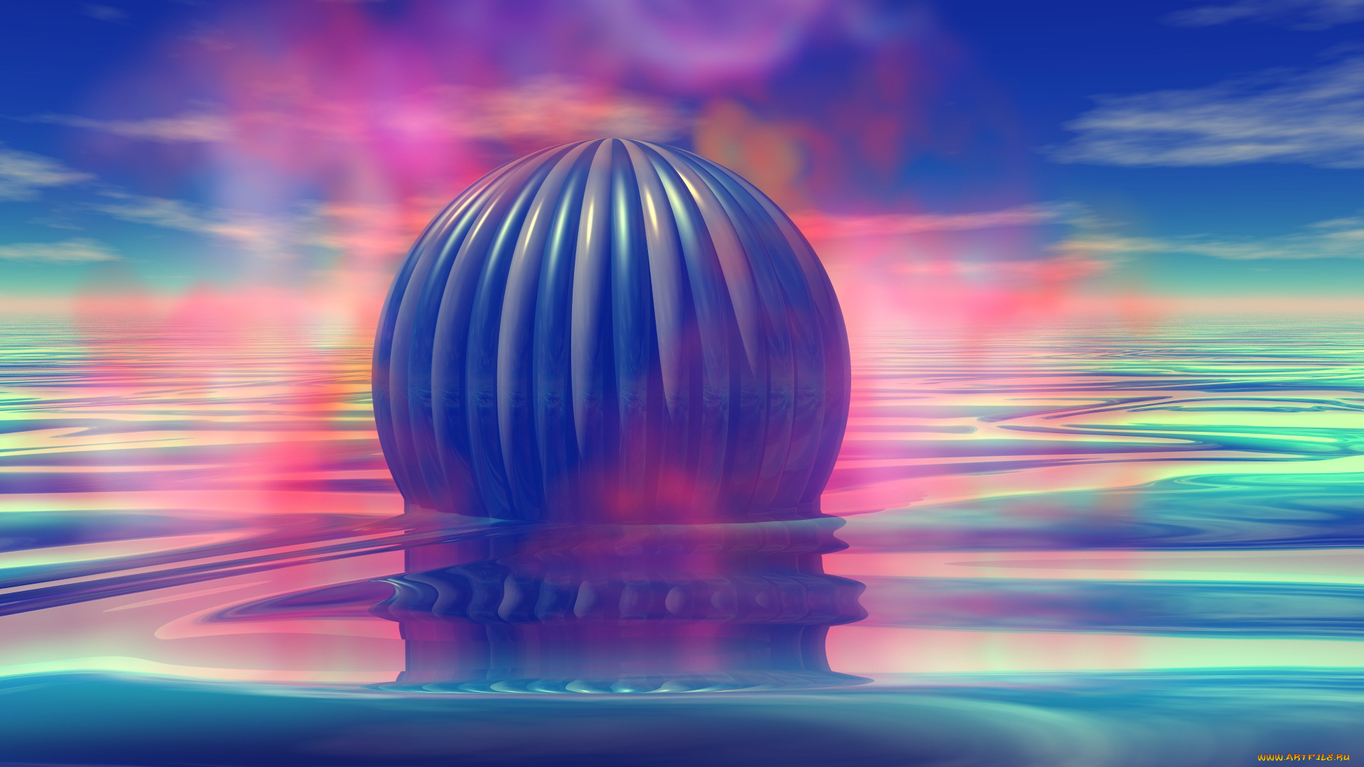 3д, графика, шары, цвета, фон, узор