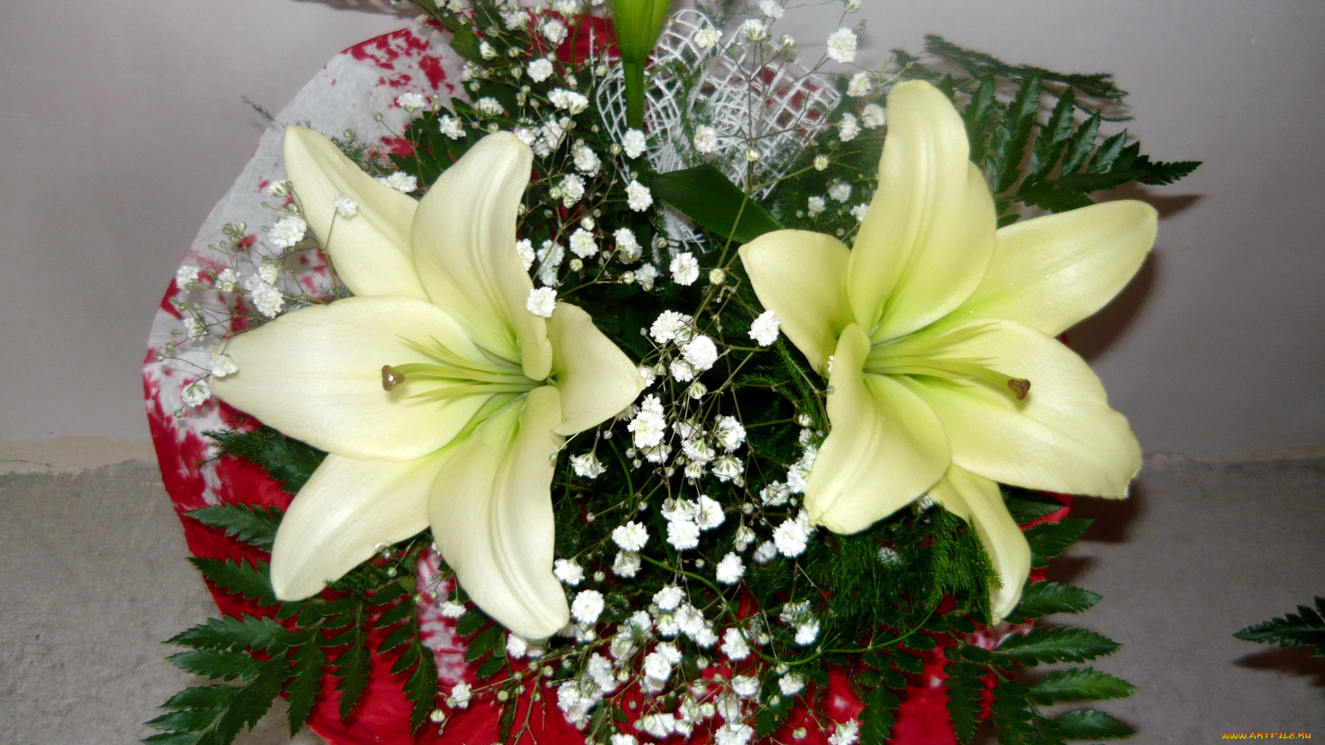 цветы, букеты, композиции, лилии, букет