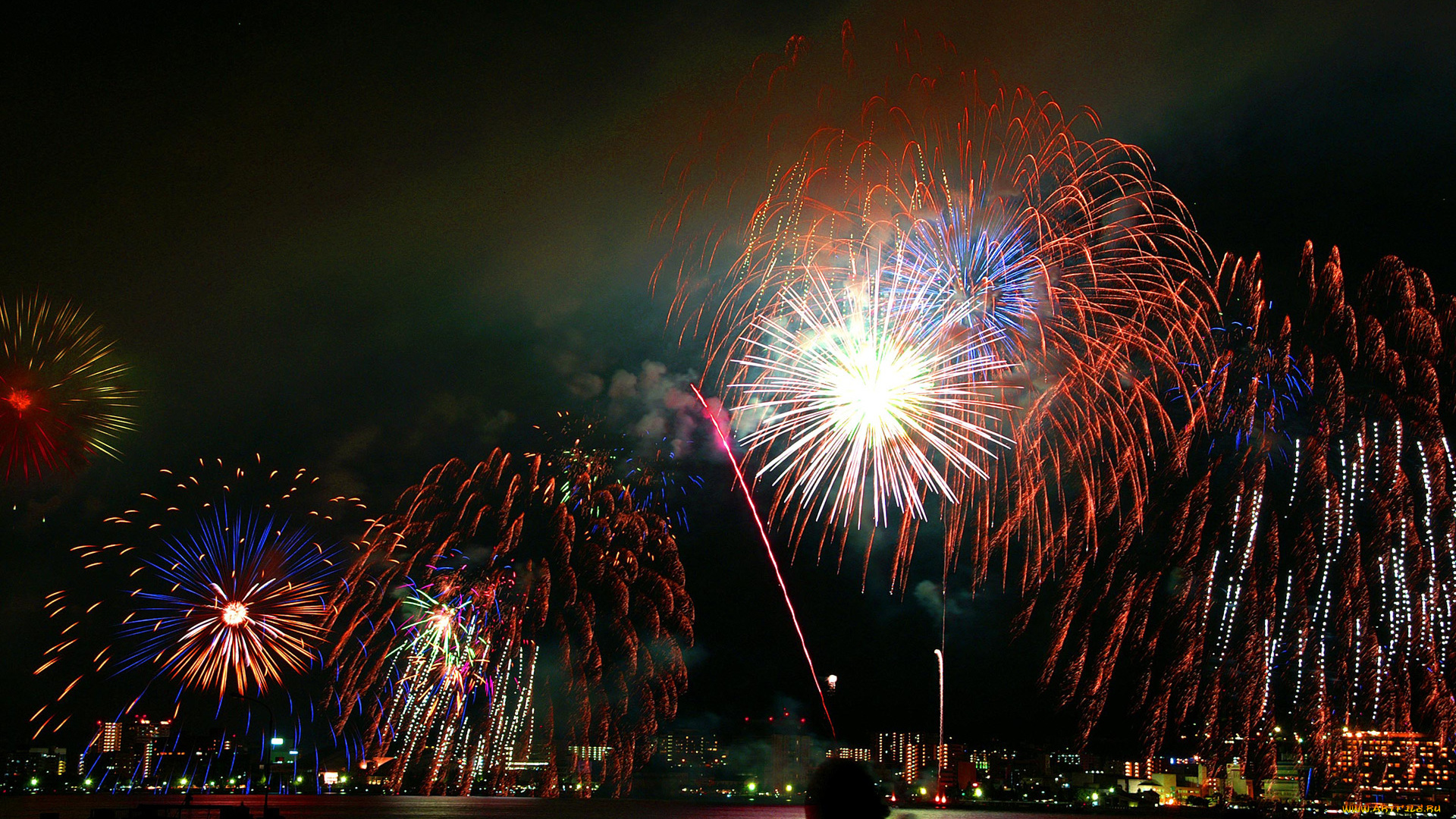 разное, салюты, фейерверки, салют