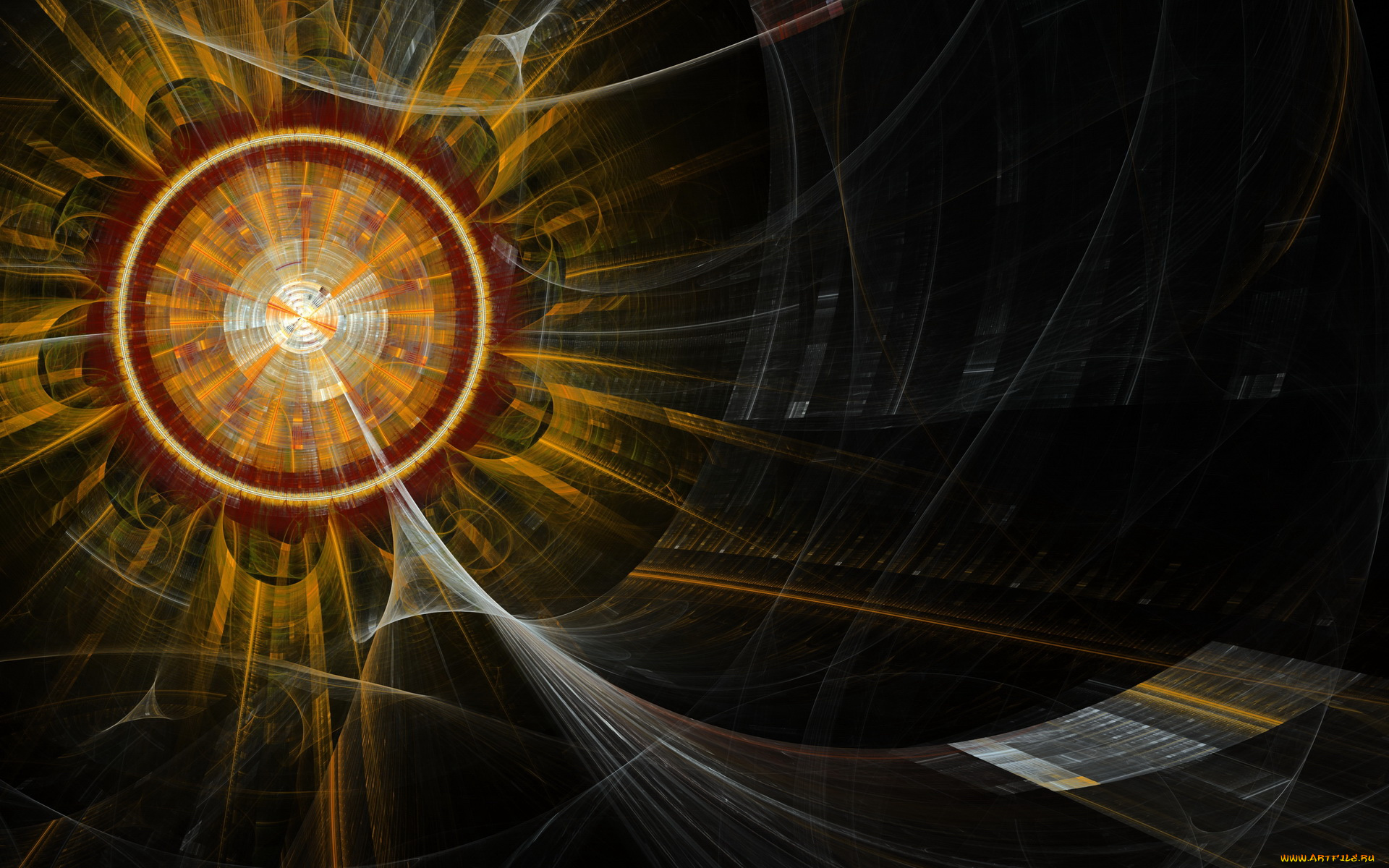 3д, графика, fractal, фракталы, цвета, фон, узор