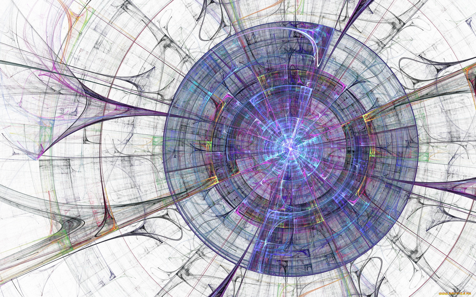 3д, графика, fractal, фракталы, узор, фон, цвета