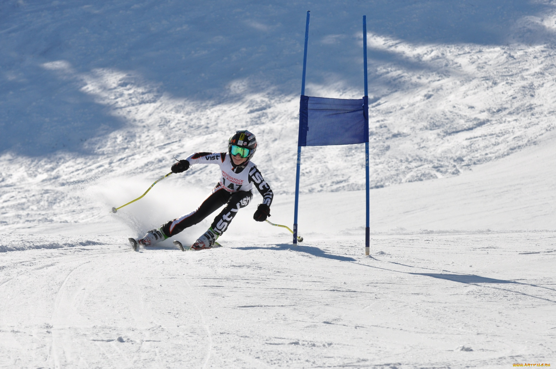 спорт, лыжный, снег, горы, лыжи