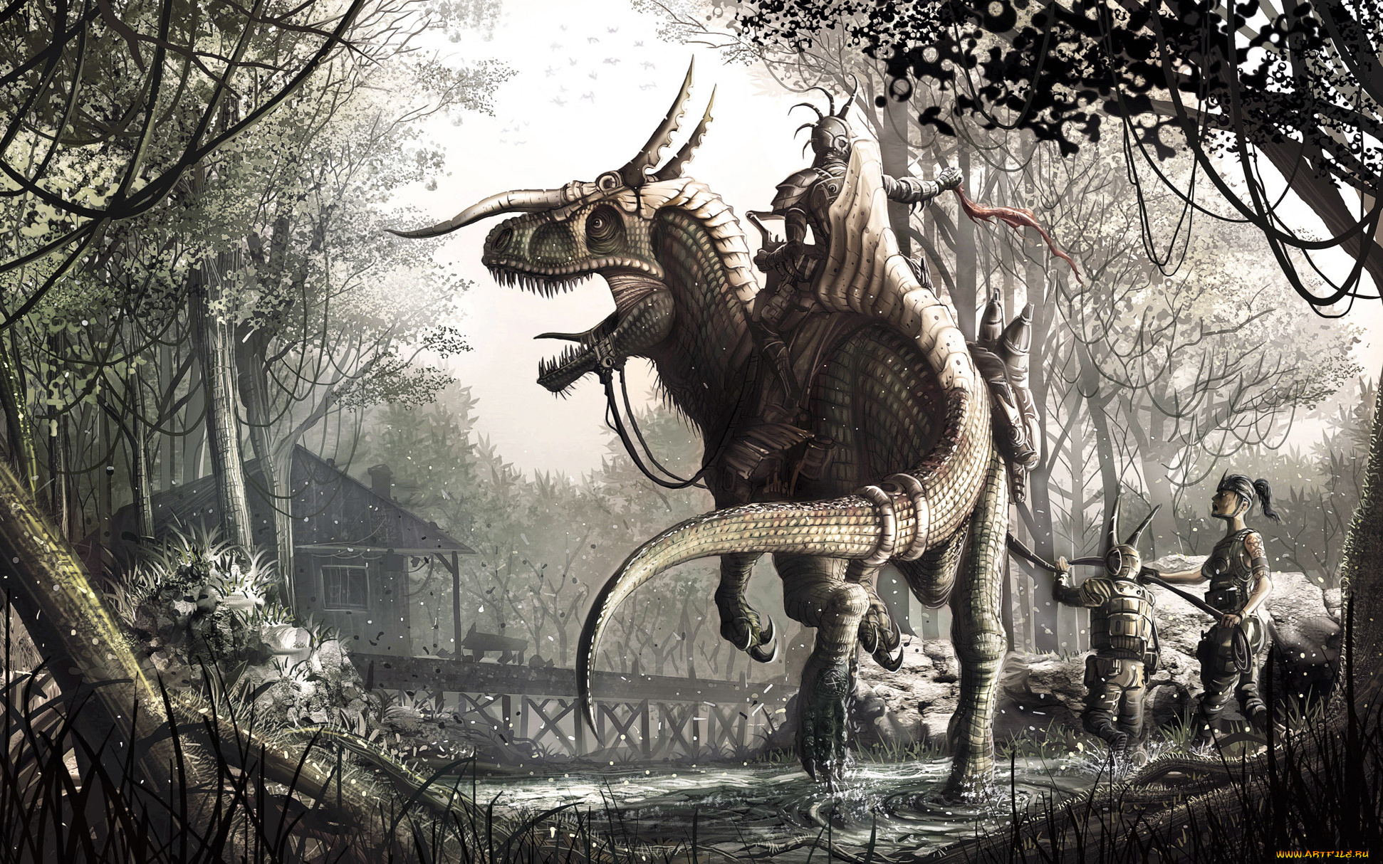 фэнтези, существа, динозавр