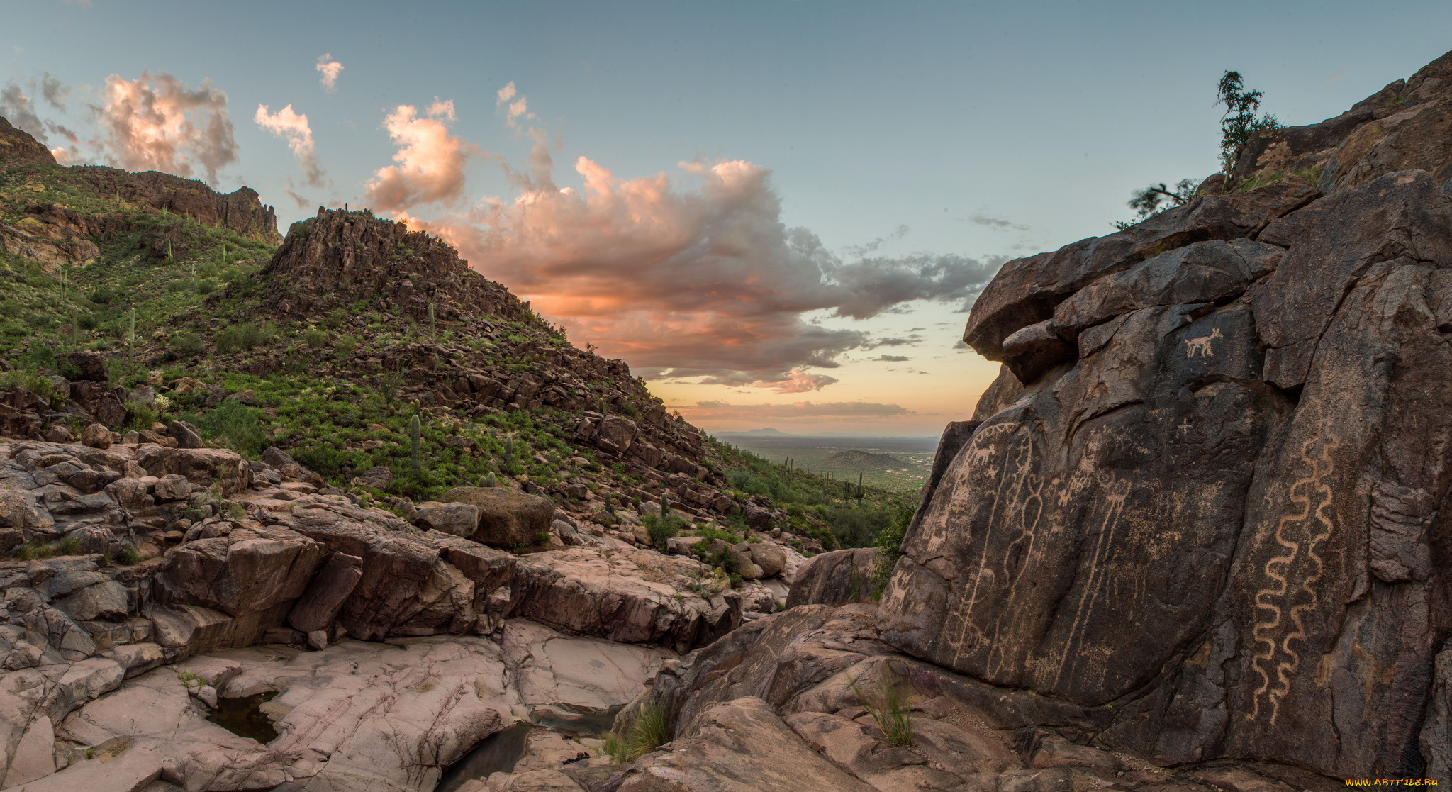 gold, canyon, arizona, природа, горы, золотой, каньон, аризона, петроглифы, наскальные, рисунки