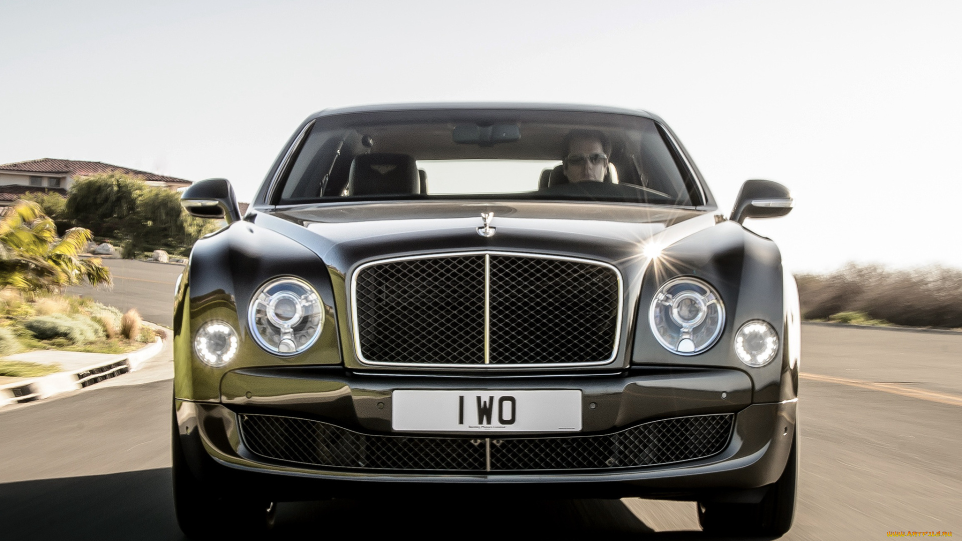 автомобили, bentley, 2014г, speed, mulsanne, темный