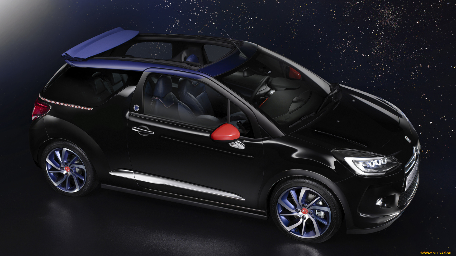 автомобили, citroen, paris, de, la, fressange, 3, ines, ds, concept, темный, 2014г