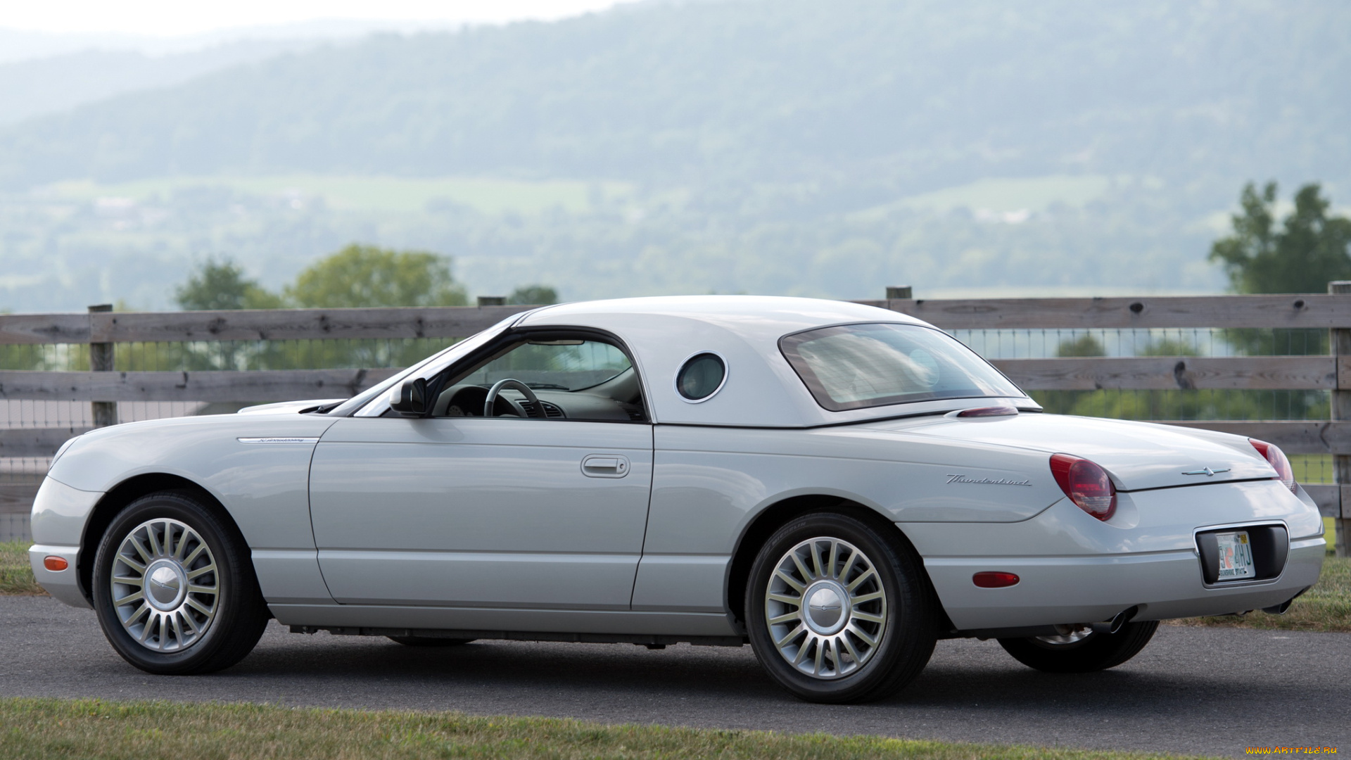 автомобили, ford, 2005, г, thunderbird, 50th, anniversary, светлый