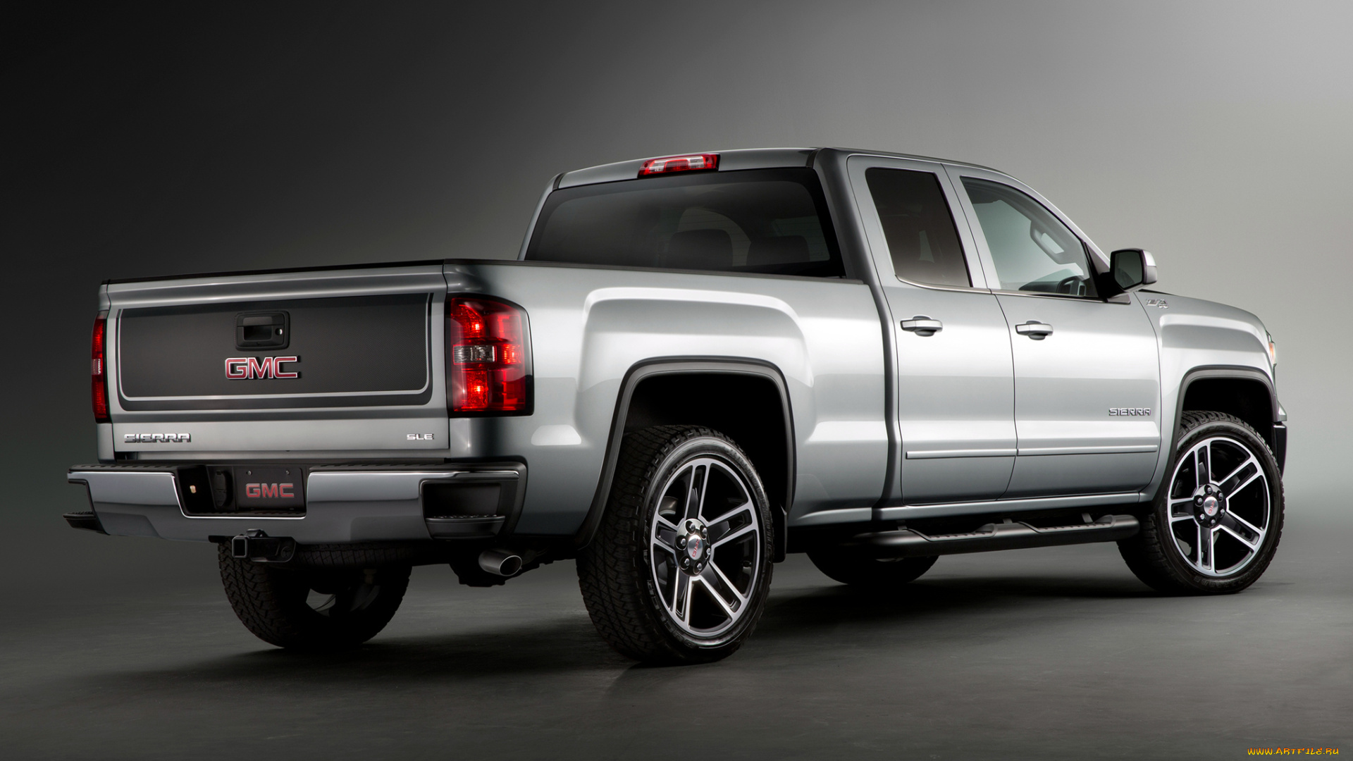 автомобили, gm-gmc, 1500, sierra, 2015г, gmc, серый, carbon, edition, cab, double, sle