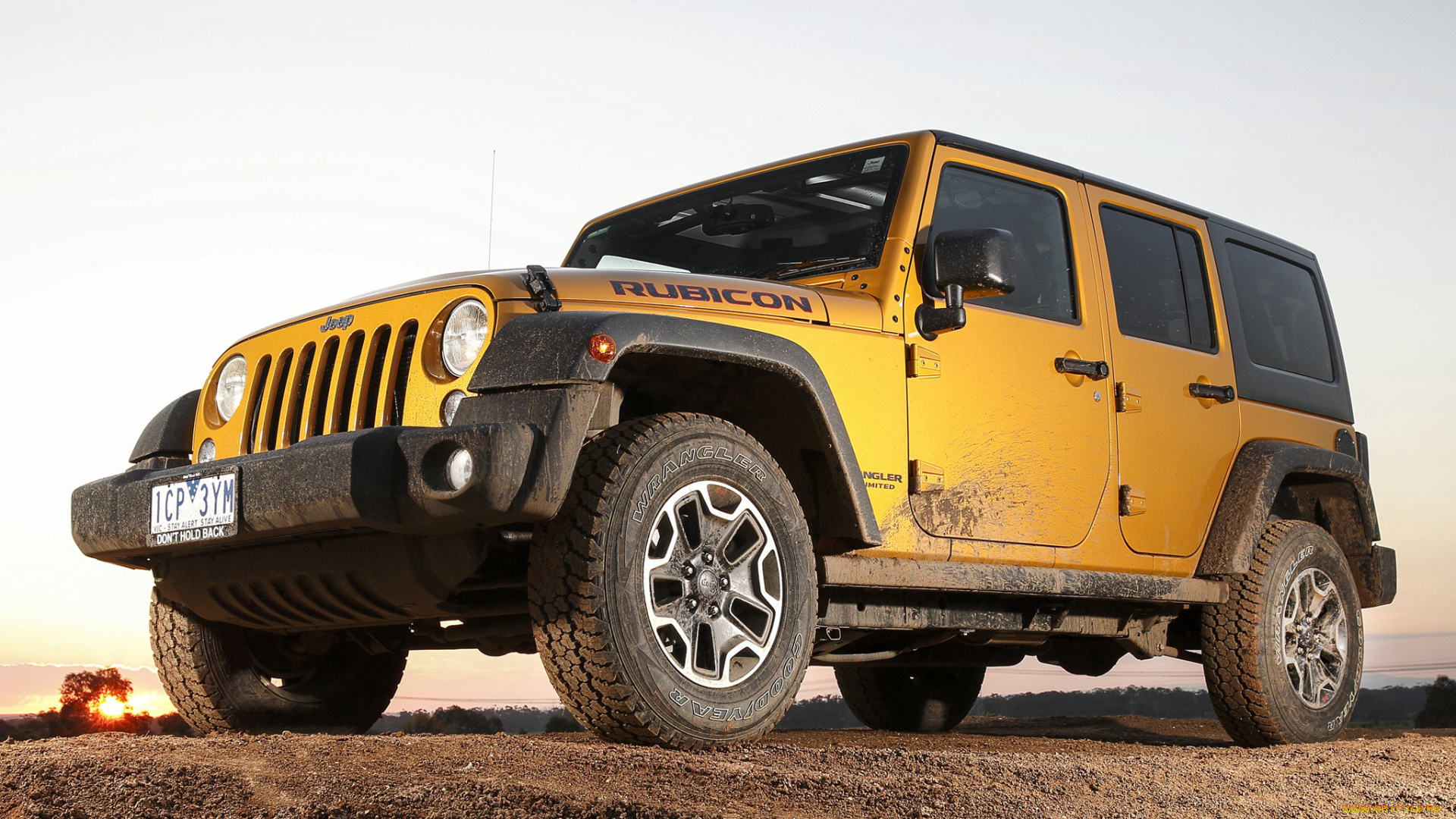 автомобили, jeep, au-spec, jk, 2014г, x, rubicon, unlimited, wrangler, желтый