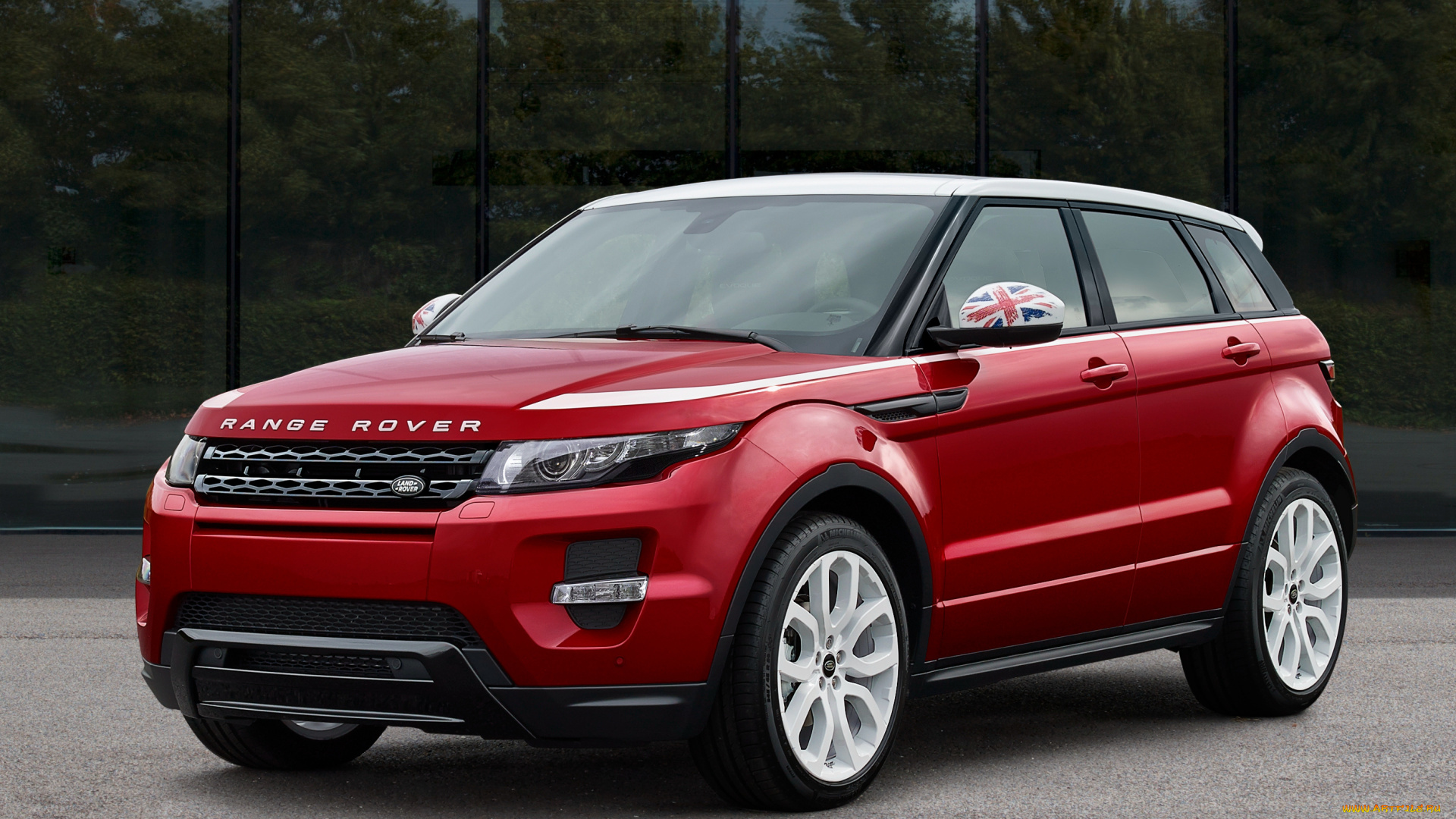 автомобили, range, rover, sw1, evoque, красный, 2014г, range, rover