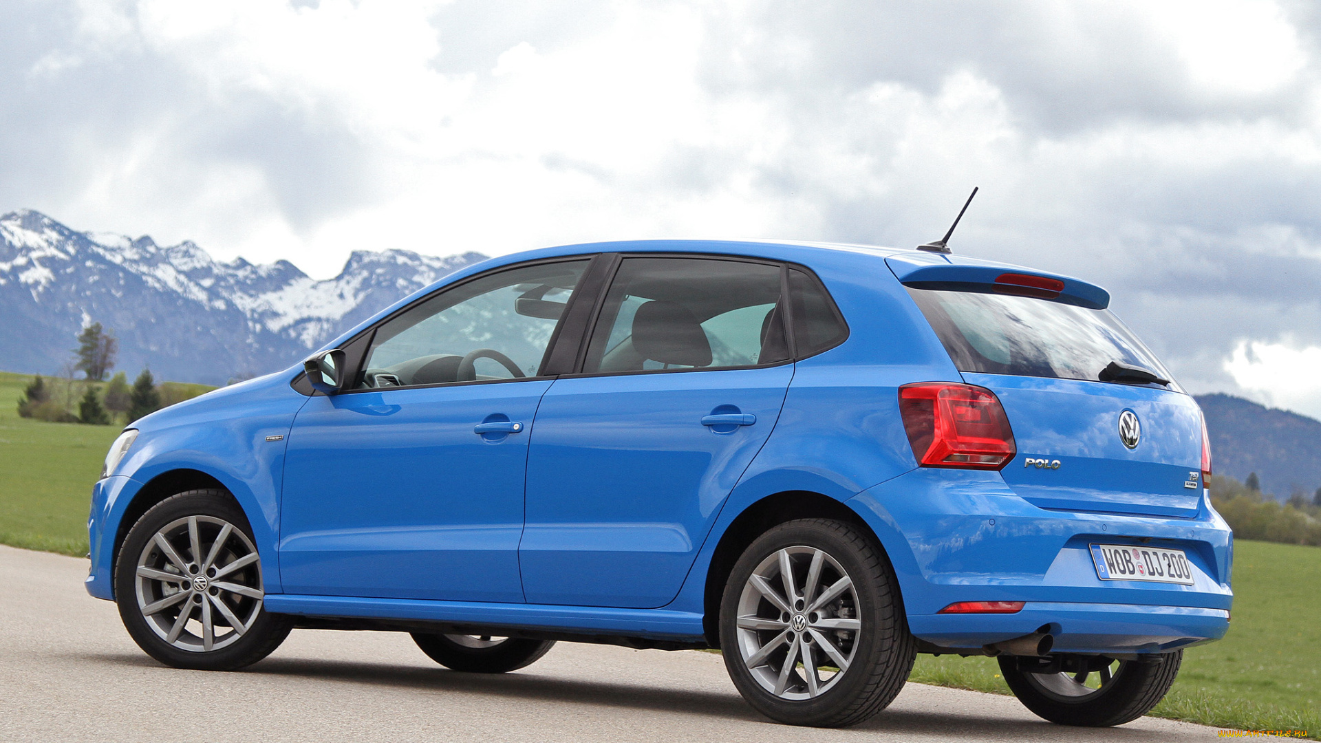 автомобили, volkswagen, typ, 6r, 5-door, синий, 2014г, tsi, fresh, polo