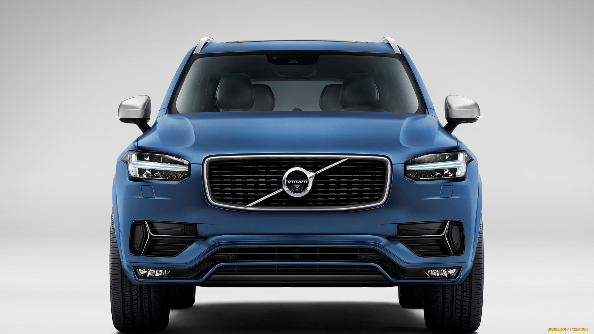 автомобили, volvo, r-design, 2015г, синий, t6, xc90