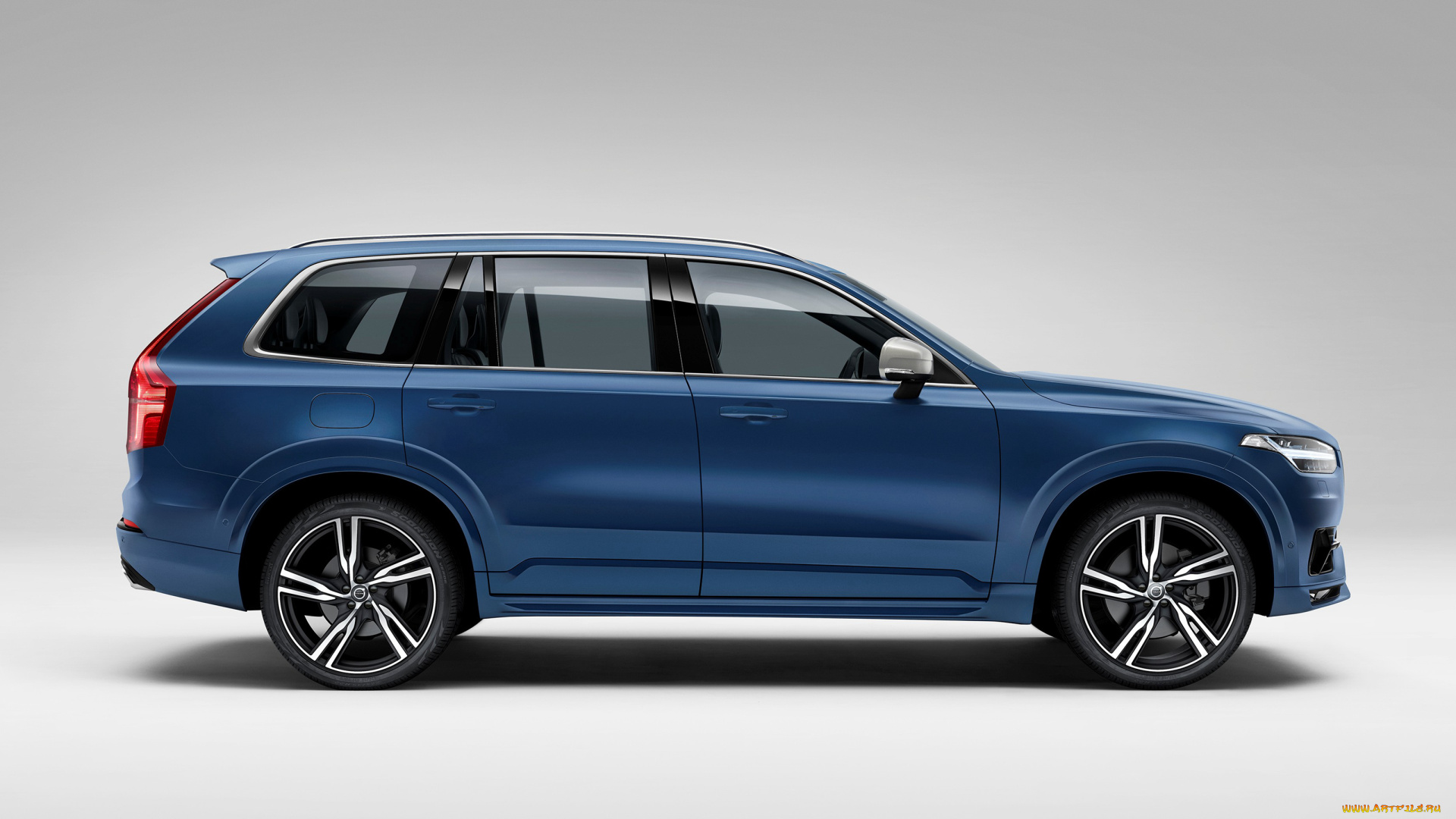 автомобили, volvo, xc90, синий, r-design, 2015г, t6