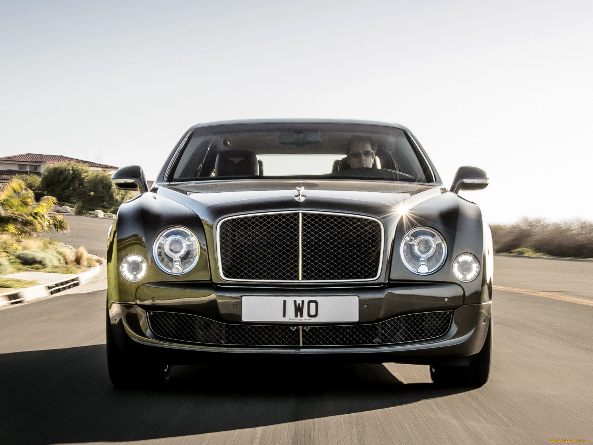 автомобили, bentley, 2014г, speed, mulsanne, темный