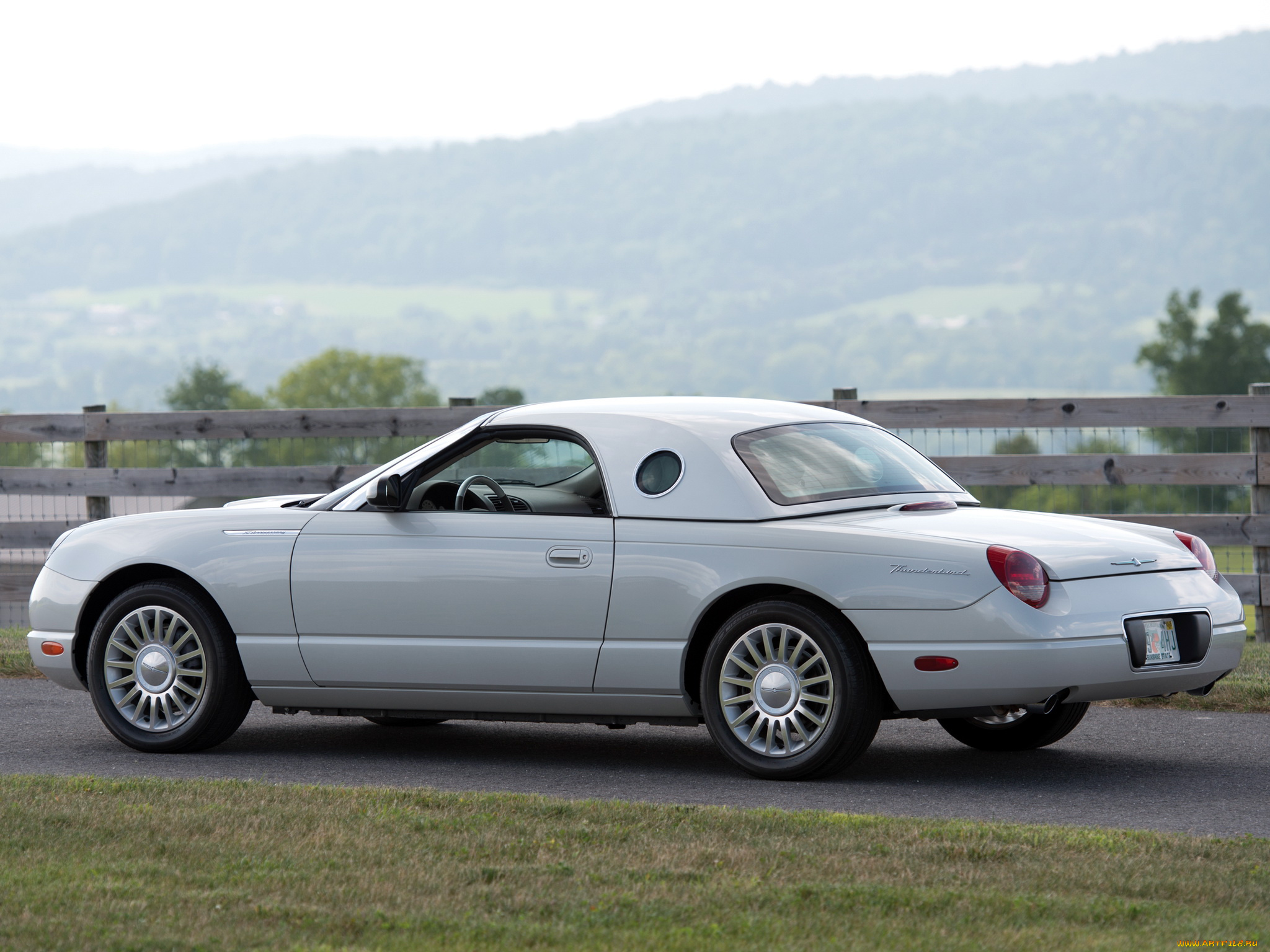 автомобили, ford, 2005, г, thunderbird, 50th, anniversary, светлый