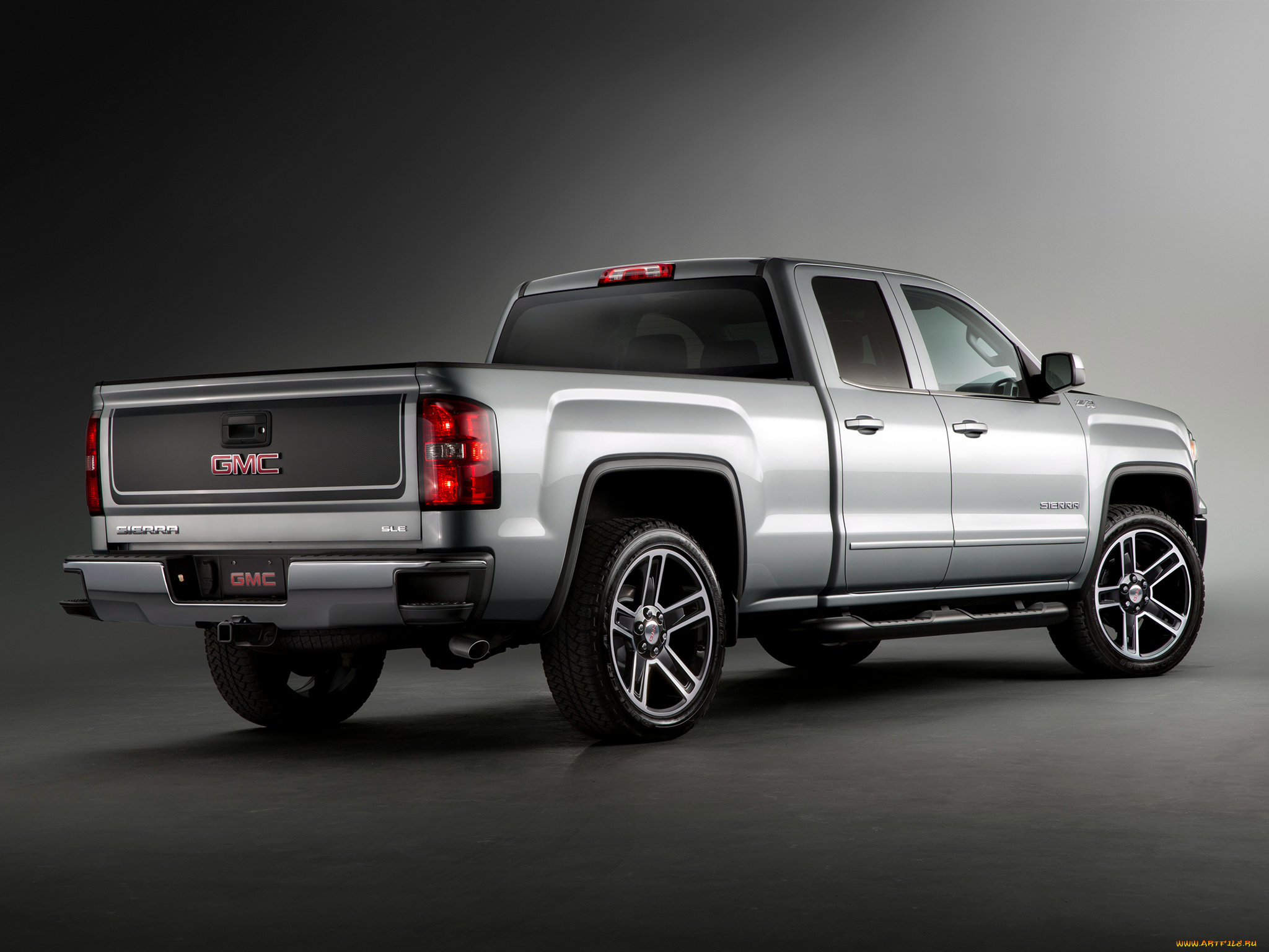 автомобили, gm-gmc, 1500, sierra, 2015г, gmc, серый, carbon, edition, cab, double, sle