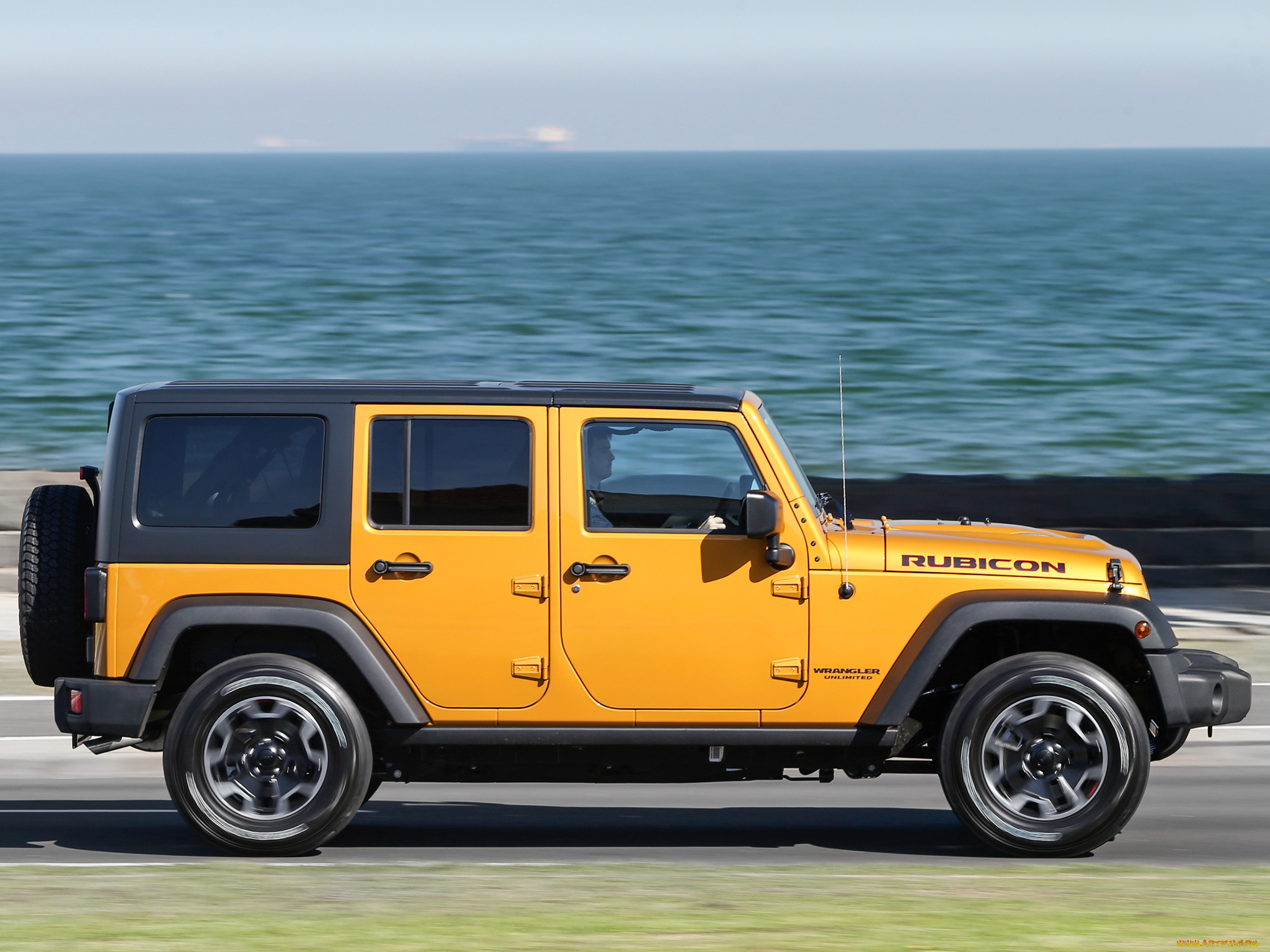 автомобили, jeep, желтый, 2014г, jk, au-spec, x, rubicon, unlimited, wrangler