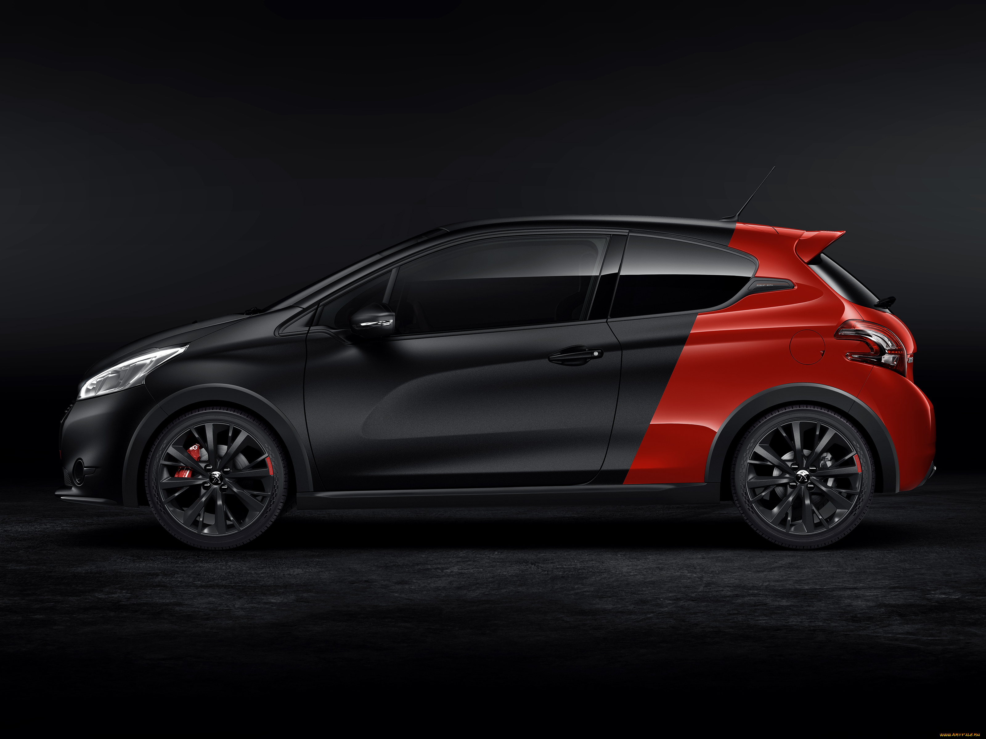 автомобили, peugeot, темный, 30th, anniversary, 2014г, gti, 208