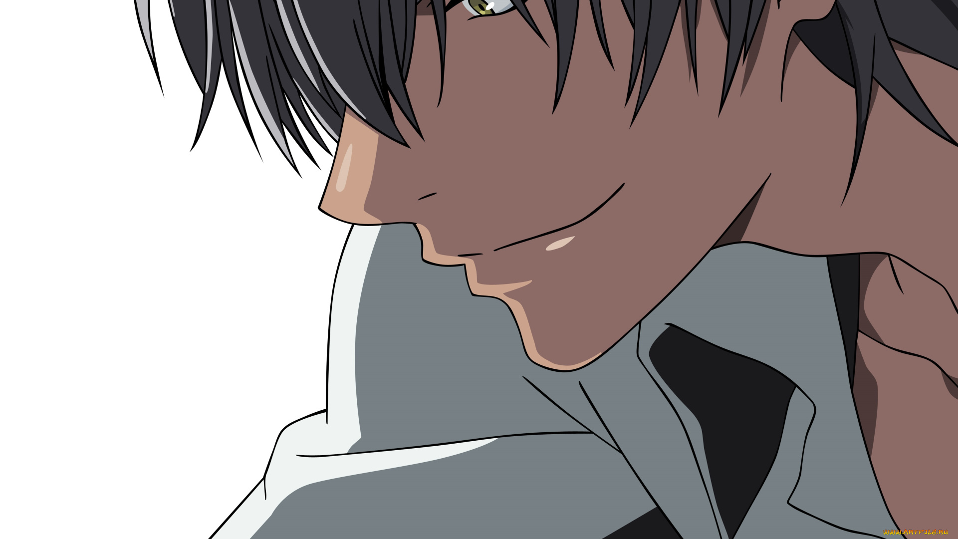 аниме, arcana, famiglia, парень, вектор, арт