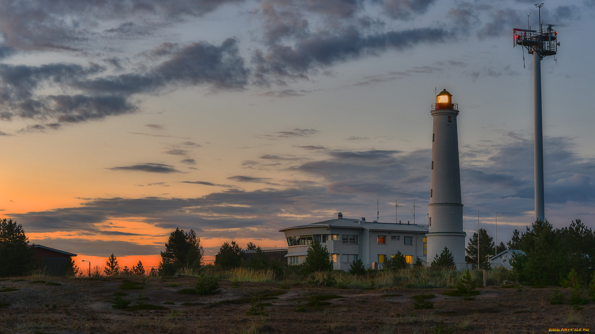 природа, маяки, побережье, маяк