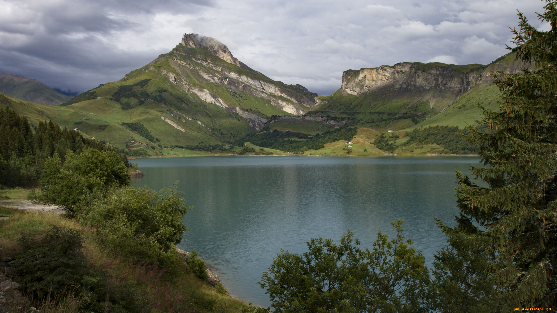 природа, реки, озера, пейзаж, горы, озеро