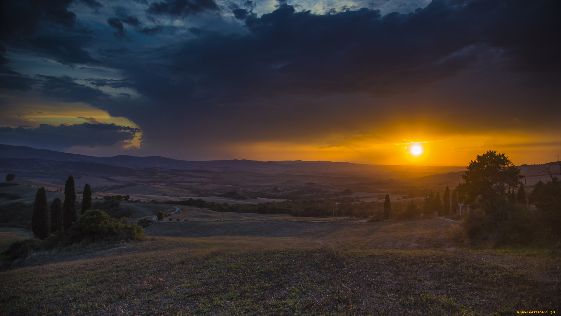 природа, восходы, закаты, сумерки