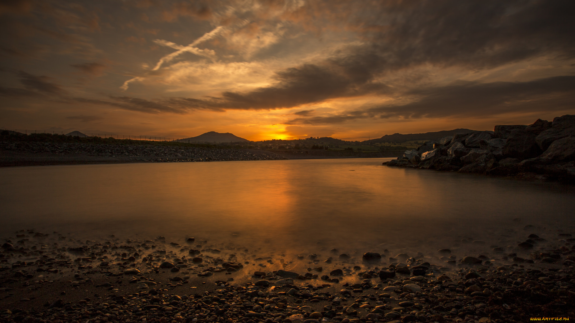 природа, восходы, закаты, закат