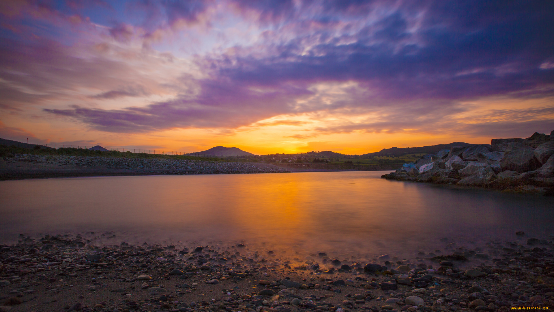 природа, восходы, закаты, закат