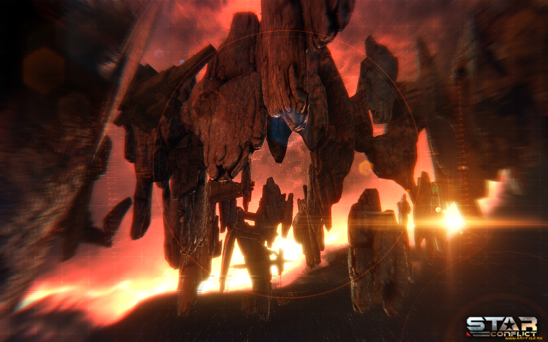 видео, игры, star, conflict, метеориты