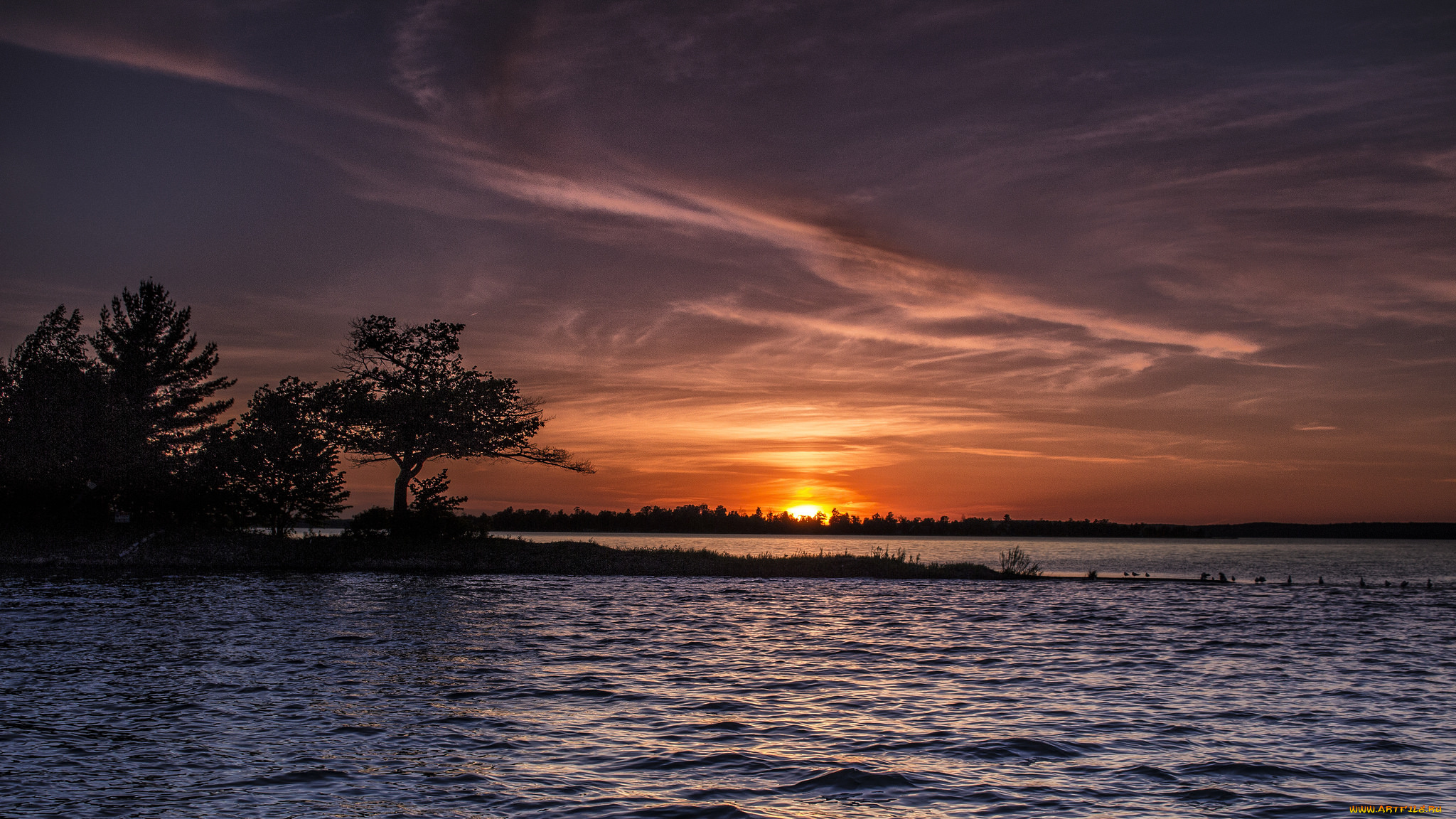 природа, восходы, закаты, сумерки