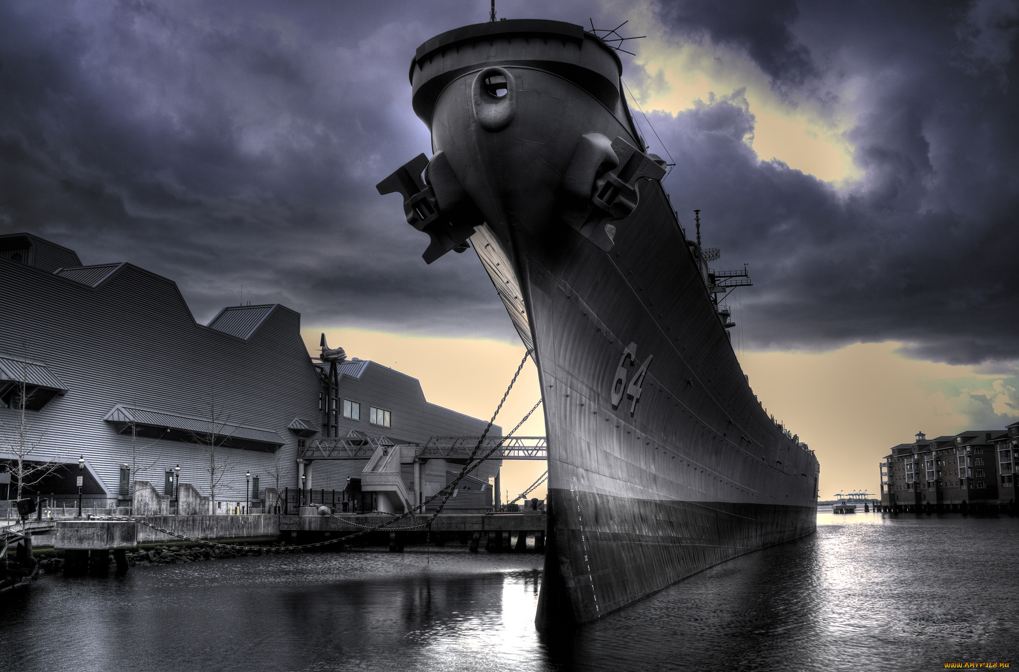 battleship, uss, wisconsin, , bb-64, корабли, крейсеры, , линкоры, , эсминцы, линкор, причал, порт