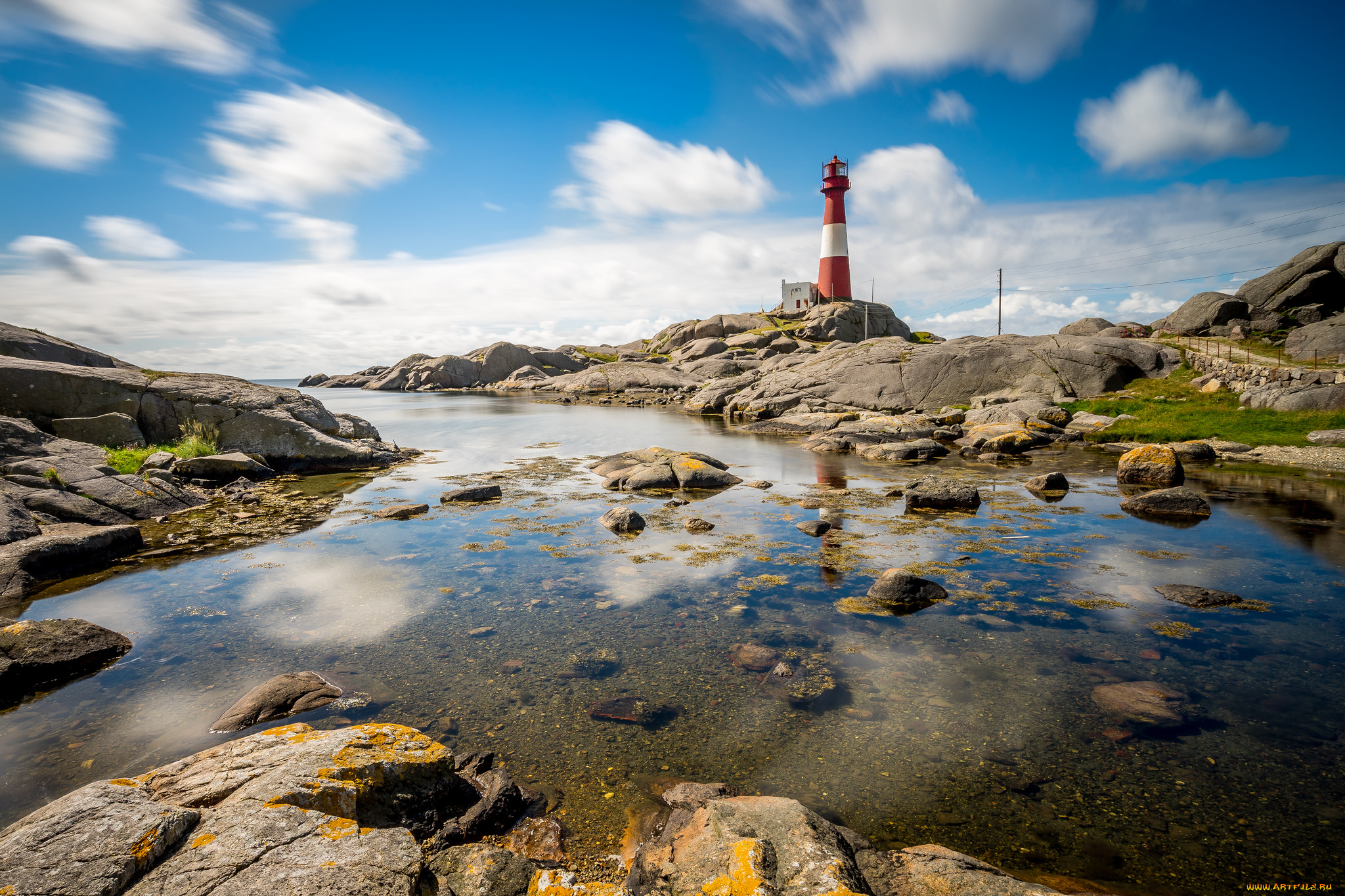 природа, маяки, побережье, маяк