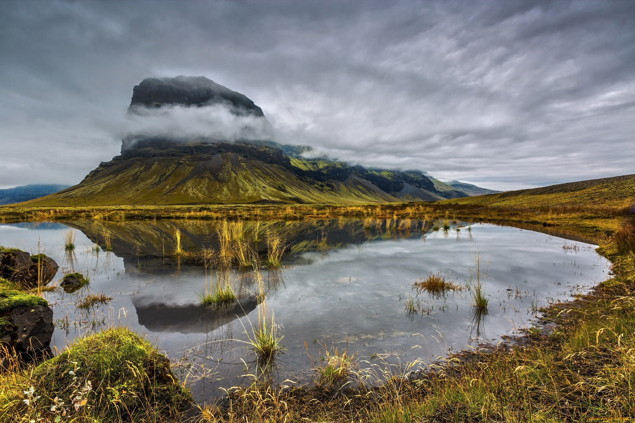 природа, реки, озера, река, туман, гора