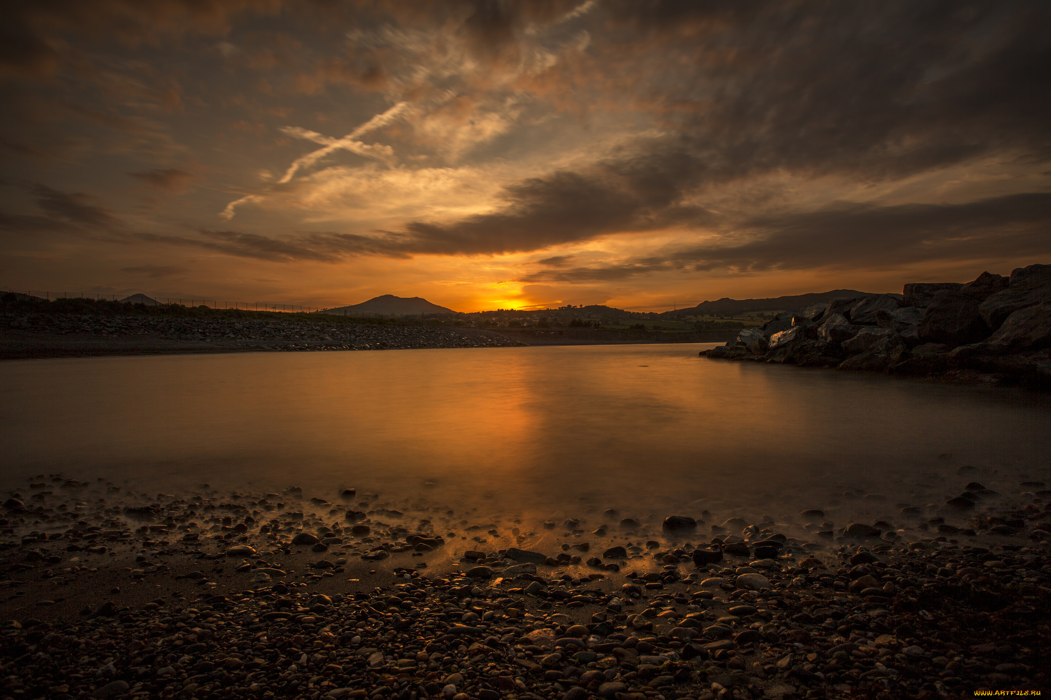 природа, восходы, закаты, закат