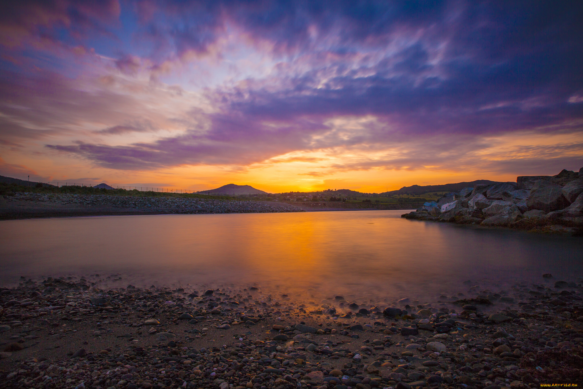 природа, восходы, закаты, закат