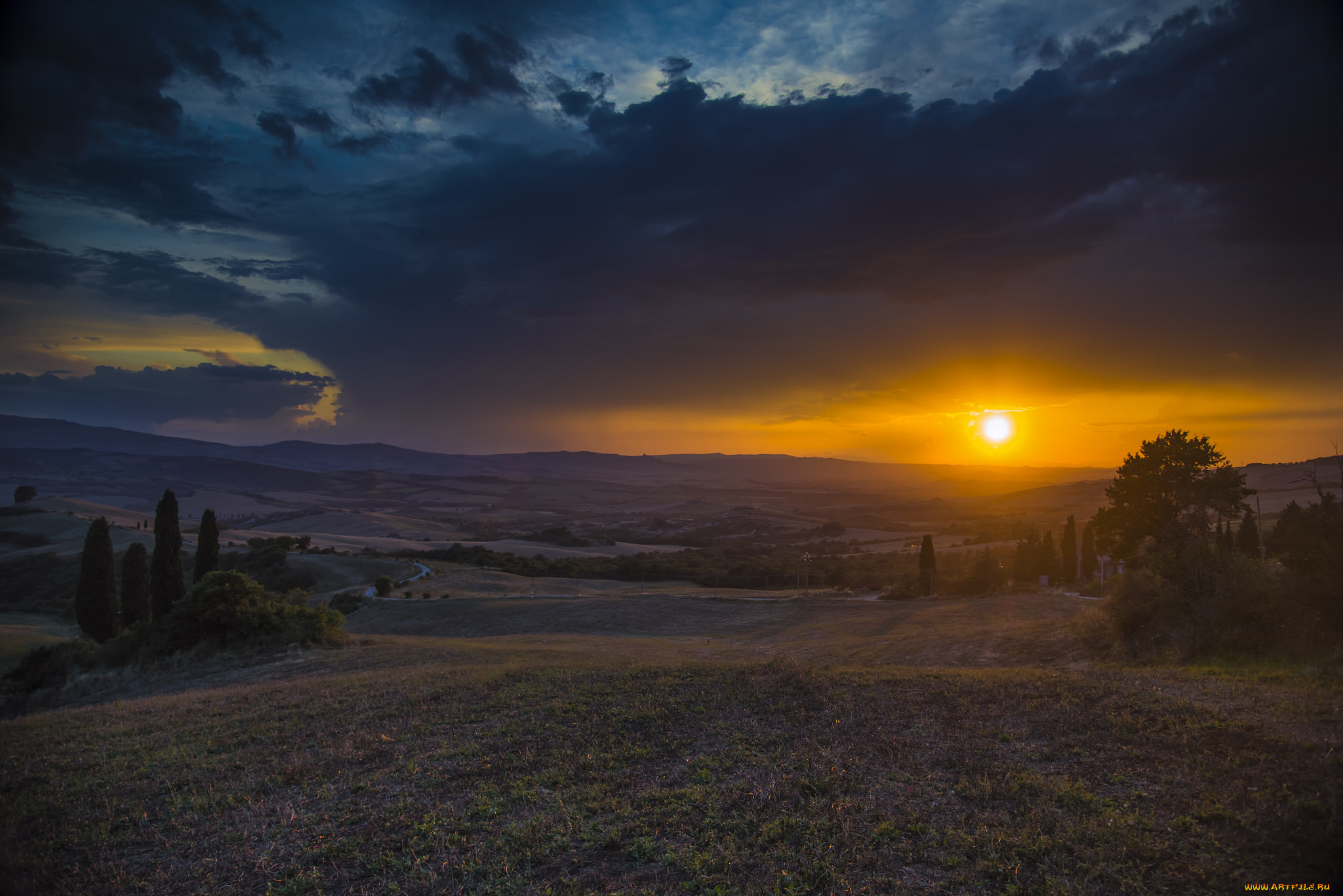 природа, восходы, закаты, сумерки