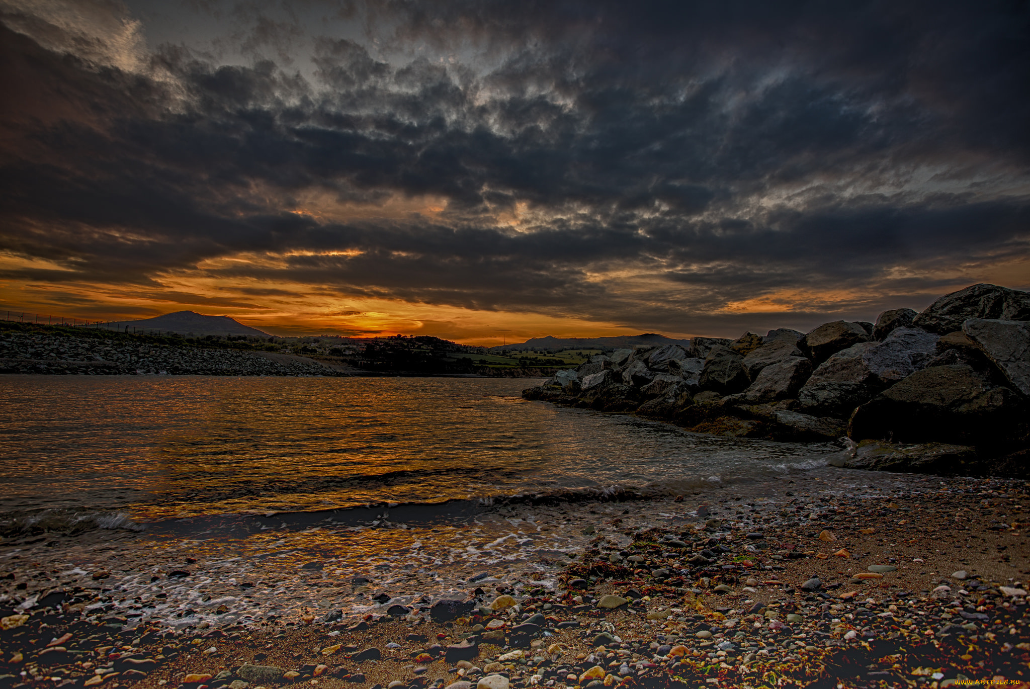 природа, восходы, закаты, закат