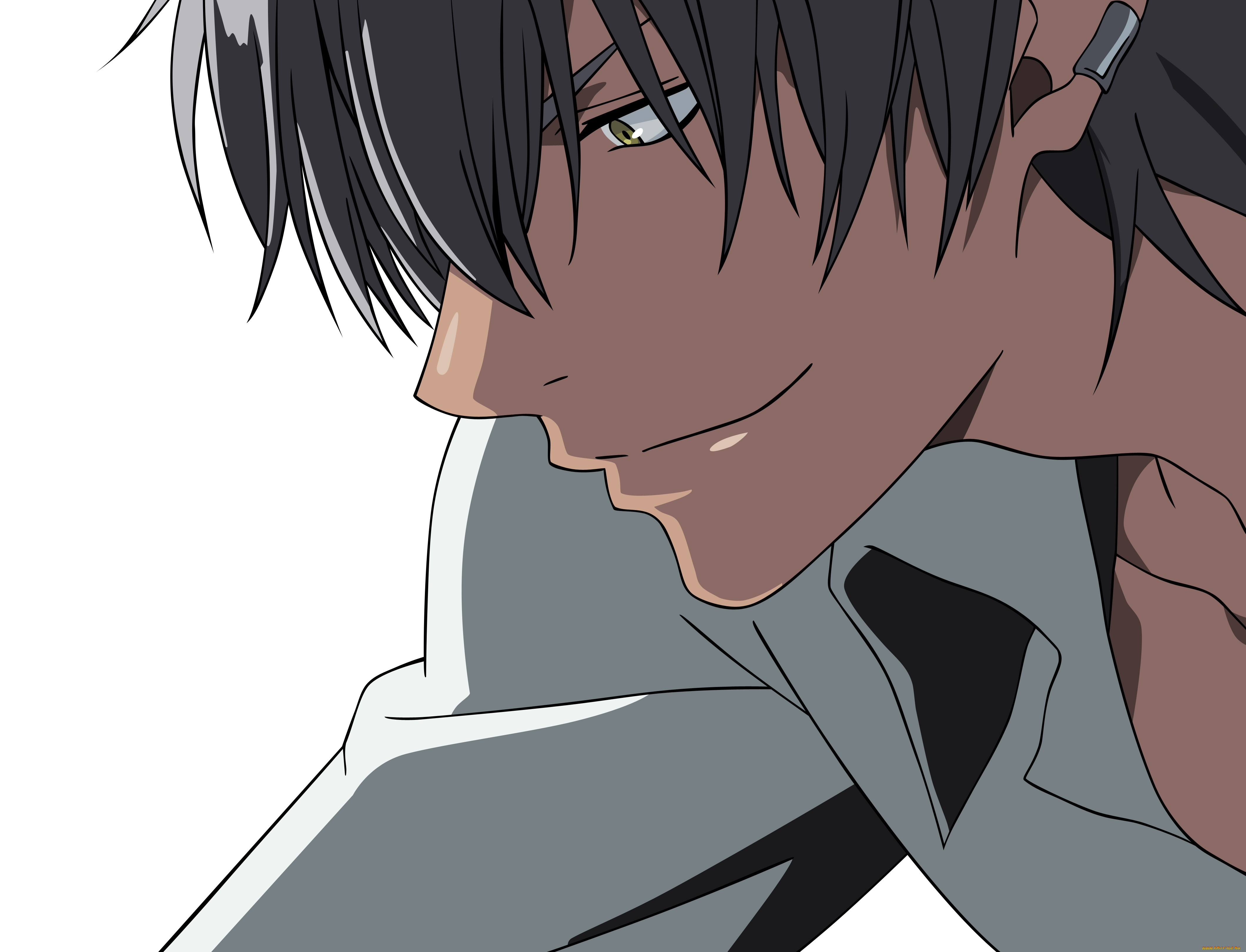 аниме, arcana, famiglia, парень, вектор, арт