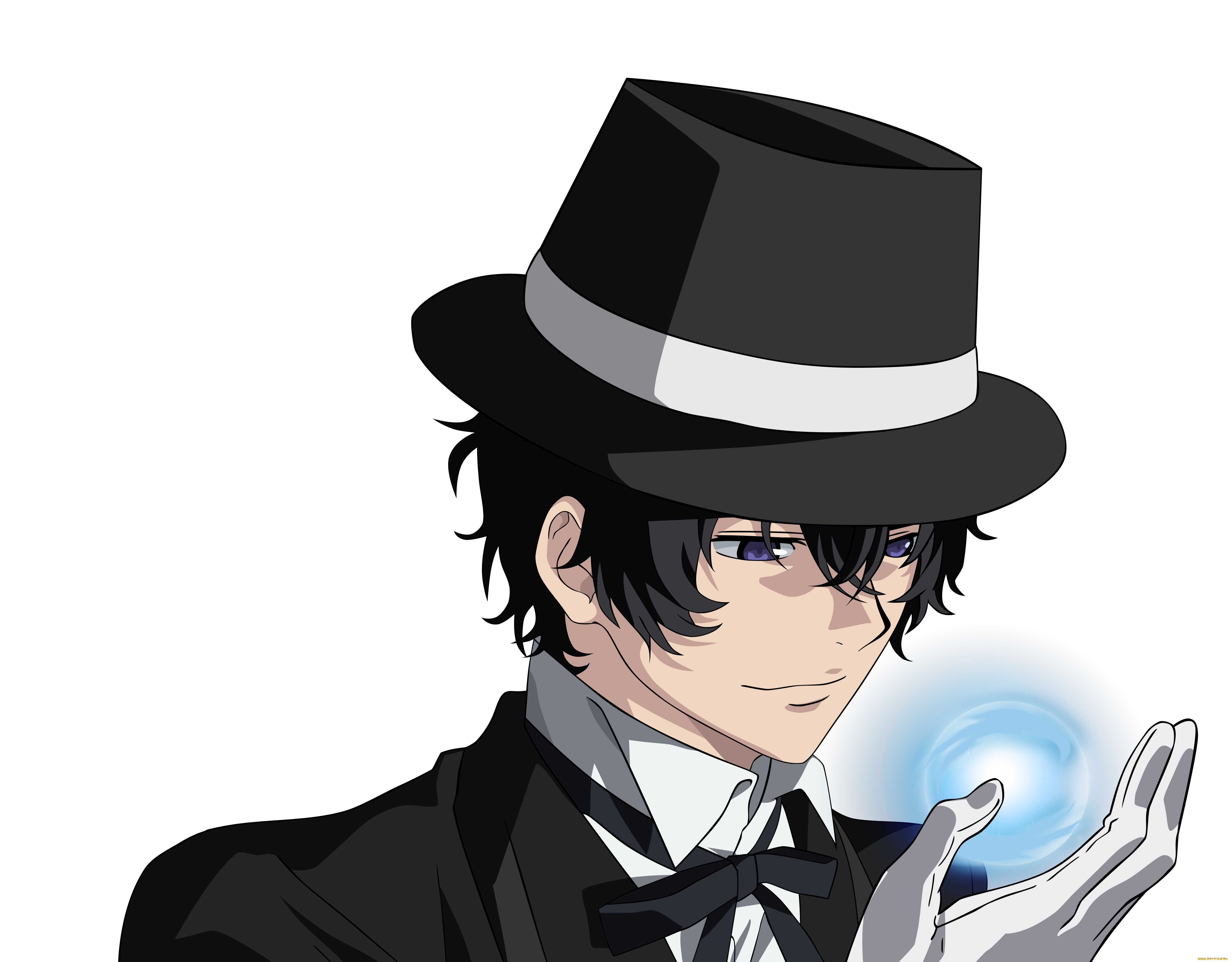 аниме, arcana, famiglia, парень, арт, вектор