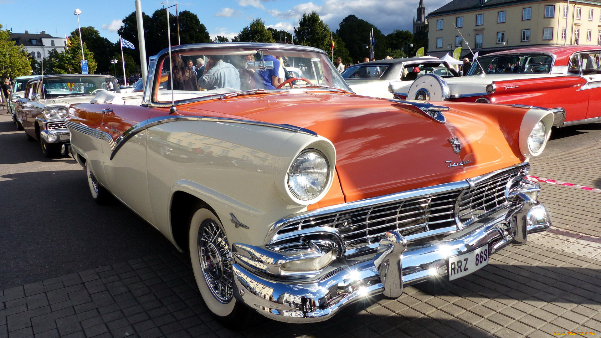 автомобили, выставки, и, уличные, фото, классика