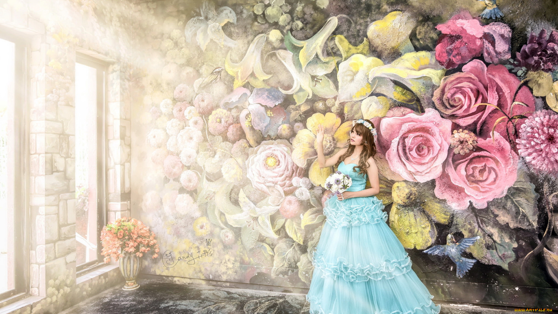 девушки, -unsort, , азиатки, стиль, комната, девушка